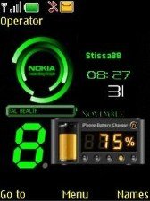 game pic for NOKIA GREEN CLOCK.